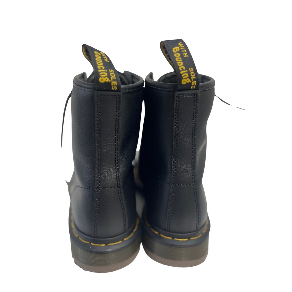 Dr. Martens Ambury Black Leather Work Boots Slip Resistant EH Safety Mens 8 L338 - Picture 4 of 9